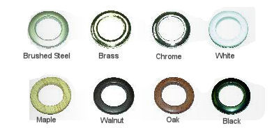 Eyelets Colour Options